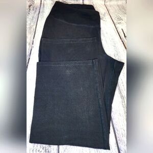 Exertek women's black leggings, plus size 3X